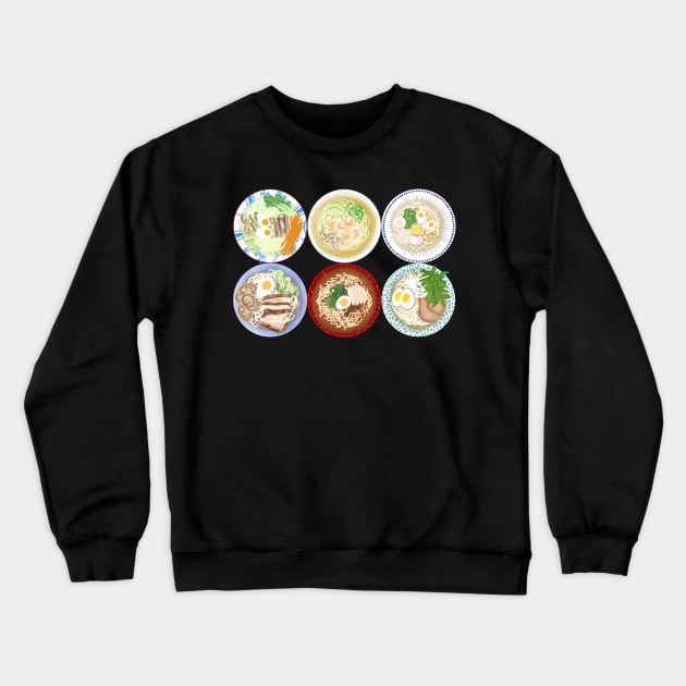 Ramen Noodles Crewneck Sweatshirt by ahadden